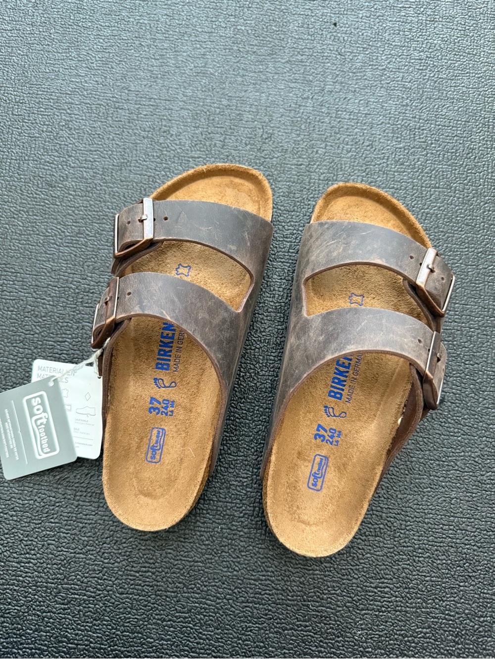Birkenstock. Arizona Sandal. Soft Footbed. Habana Oiled Leather. - Picture 2 of 4